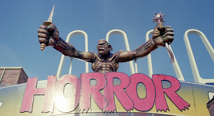 Fibre glass monster for Blackpool by Keith Sparks Assc...